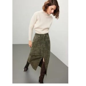 Blank NYC Hunter Front Slit Skirt